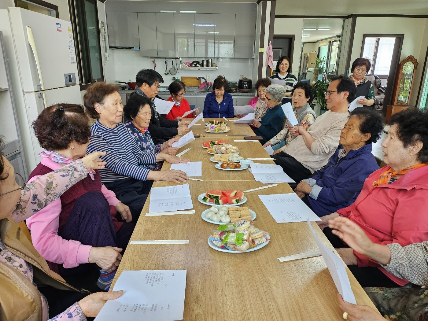경로당 시낭송